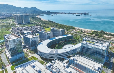 崖州灣科技城深?？苿摴财脚_建設加快收尾