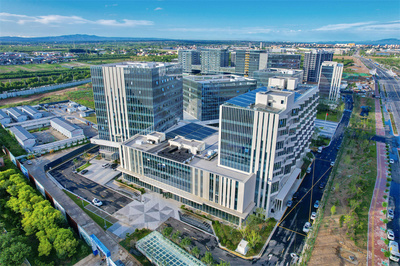 黃河金三角(運城)創(chuàng)新生態(tài)集聚區(qū)科創(chuàng)城項目初見雛形